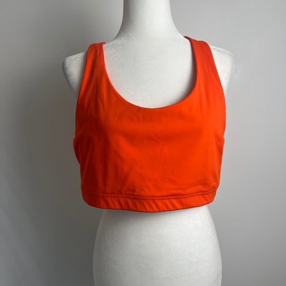 Old Navy Active Powersoft Bundle X2 Activewear Sports Bras Plum & Orange-Red XXL - Picture 2 of 9